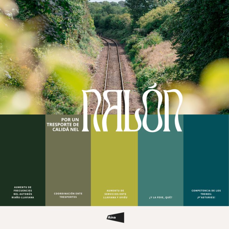 Reclamaciones p’ameyorar el tresporte nel valle’l Nalón