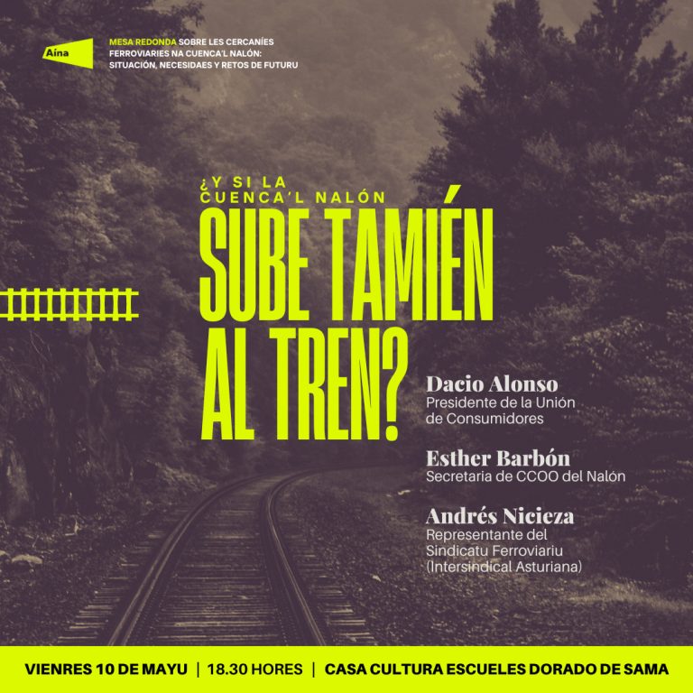 L’Agrupación Llocal del valle’l Nalón entama una mesa redonda sobro’l tresporte en tren na contorna