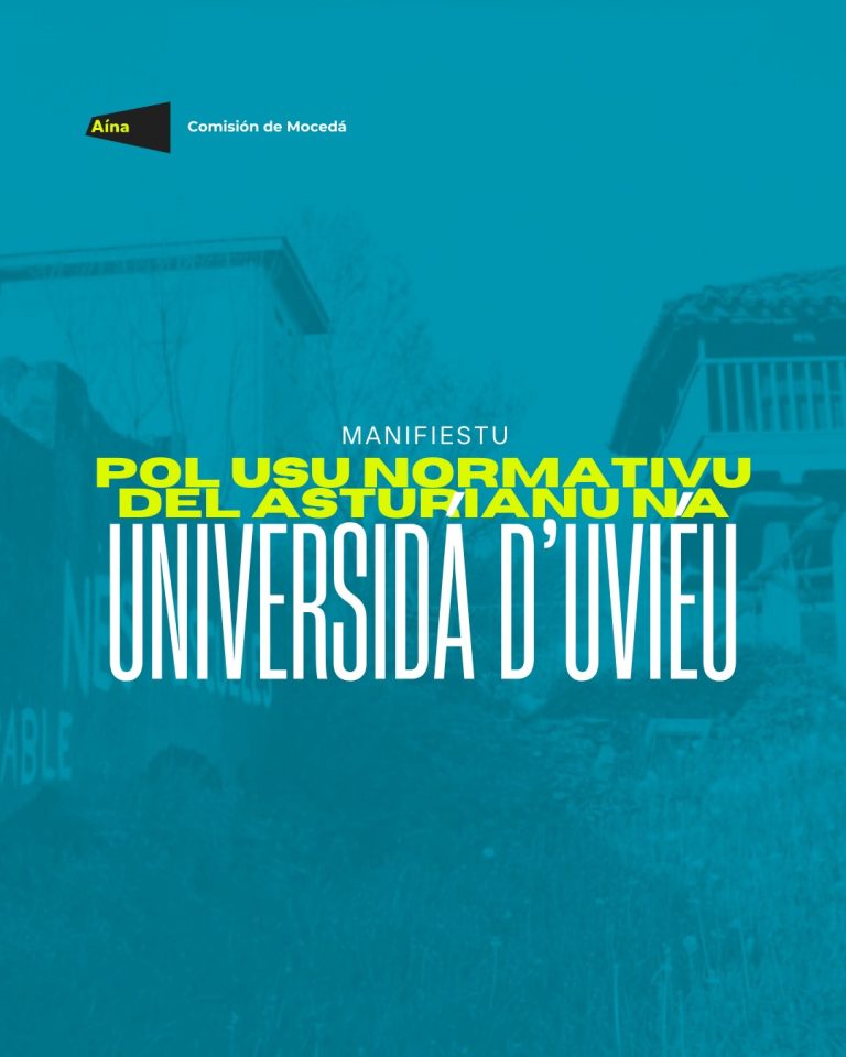 La Mocedá d’Aína desixe’l respetu de los derechos llingüísticos na Universidá d’Uviéu