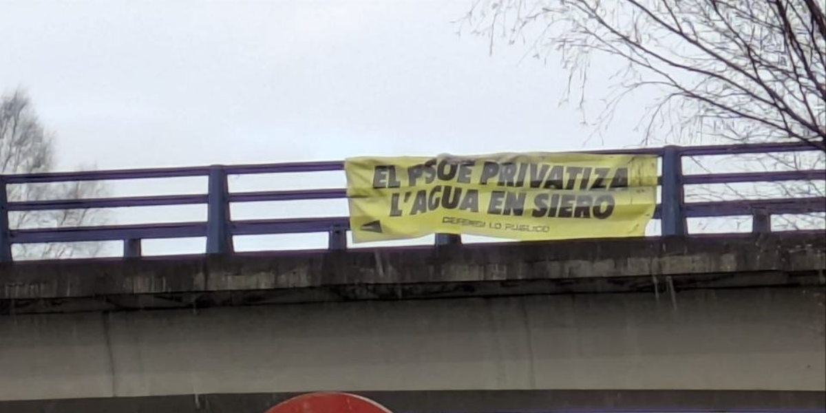 Quien torga l’agua, torga la vida. Énte la privatización del agua del conceyu de Siero